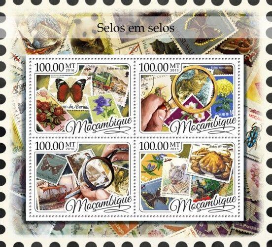 Mozambique Stamps on Stamps Philately MNH stamp set