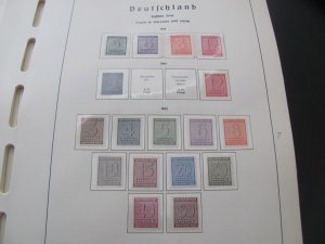 GERMANY SBZ 1948-49 MNH/USED COLLECTION ON PAGES 1525 EUROS FANTASTIC START(196)