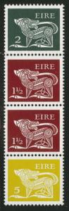 Ireland 1974 Coil Strip Scott 298e Perf 14x15 MNH** CV $2.50