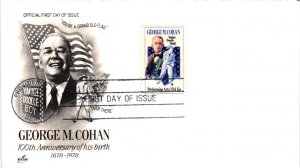 #1756 George M Cohan unusual cancel – Artcraft Cachet