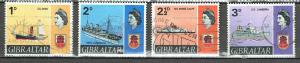 Gribraltar SC# 187-190 *Used* 