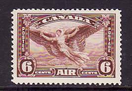 Canada-Sc#C5- id7-unused LH 6c Airmail- 1935-