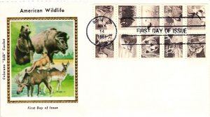 #1889a North America Wildlife Booklet Pane – Colorano Silk Cachet