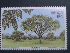 ​VENDA -   RARE ENDANGER TREES PLANTS -FOREST MNH STAMP SET VERY FINE