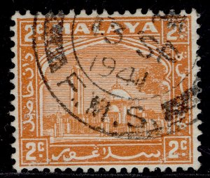 MALAYSIA - Selangor GV SG70, 2c orange, FINE USED.