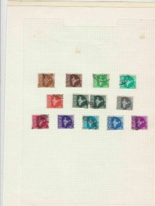 India Stamps on Page  Ref 33188