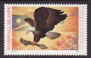 Marshall Islands-Sc#399- id8-unused NH 29c Desert Storm-1991-