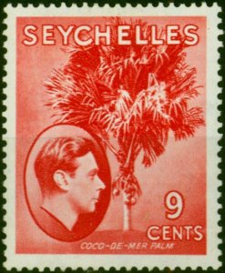 Seychelles 1938 9c Scarlet SG138 Fine MM