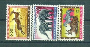 Ruanda - Urundi sc# 137-150 mh cat value $5.80