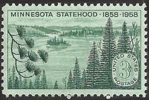 # 1106 MINT NEVER HINGED MINNESOTA STATEHOOD