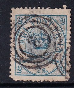 Denmark 1864-1868  - Royal Emblems -  F-Used # 11
