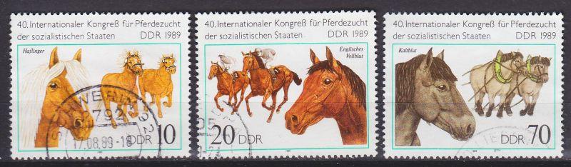 GERMANY DDR [1989] MiNr 3261 ex ( OO/used ) [01] Pferde