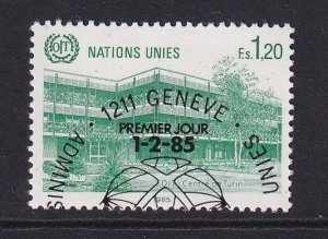 United Nations Geneva  #130 cancelled  1985  ILO Turin centre 1.20fr