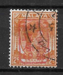 Straits Settlements N7 2c KGVI single Used (z1)