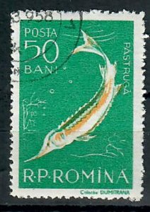 Romania #1197 Fish used single