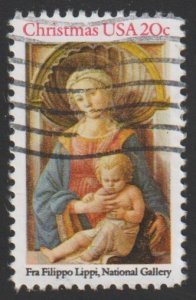 SC# 2107 - (20c) - Madonna & Child by Lippi, used single