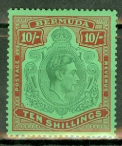 IX: Bermuda 126a MNH CV $140+