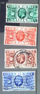 GB Silver Jubilee - King George V - Used - Lot - 1935