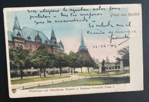 1903 Montevideo Uruguay Picture Postcard Cover To Caracas Venezuela