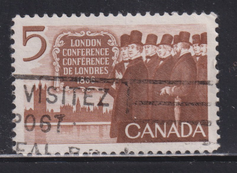 Canada 448 British North America Act 5¢ 1966