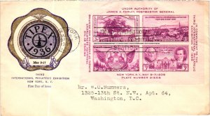 778 TIPEX Souvenir Sheet - Rice Cachet