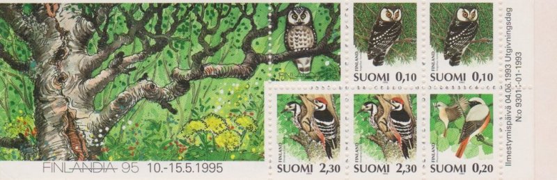 Finland 1993 #859a MNH. Birds, booklet