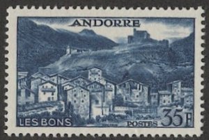 ANDORRA (French) Sc 137  Mint NH cv $12 - Village buildings