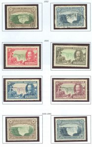 Southern Rhodesia #31-37A Unused Single (Complete Set)