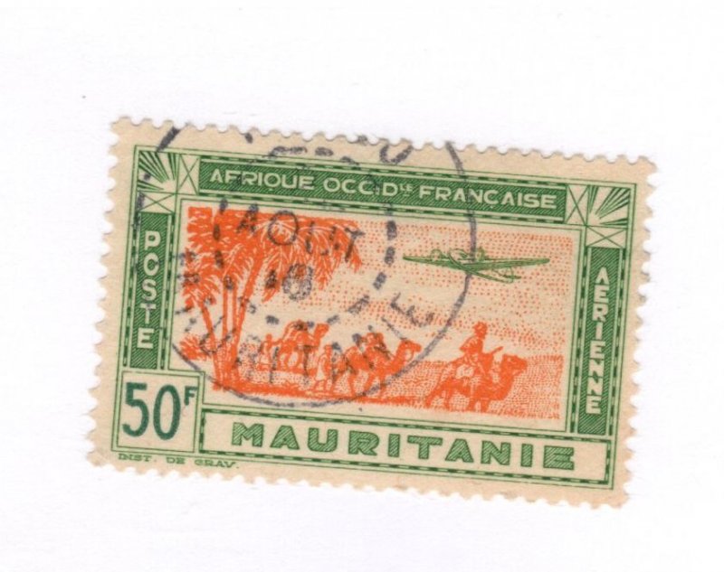 Mauritania #C13 Used - Stamp CAT VALUE $3.25