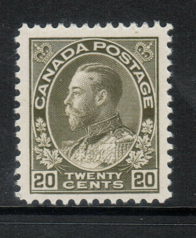 Canada #119iv Very Fine Never Hinged Retouched Vertical Line *With Certificate*