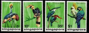 SINGAPORE SG260/3 1975 BIRDS  MNH