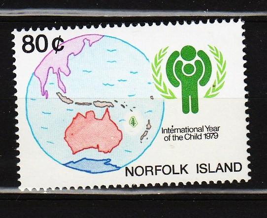 Norfolk Island -  #250 Year of the Child  - MNH