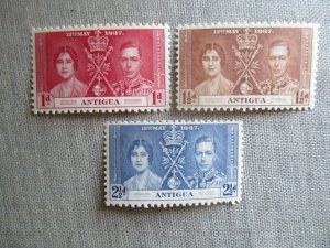 Antigua, Scott# 81-83, MNH