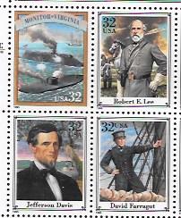 US MNH Full Sheet #2975  Civil War