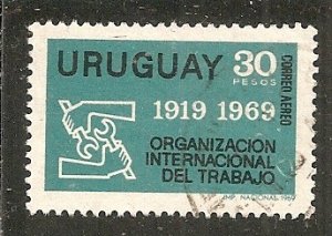 Uruguay   Scott  C352  ILO Emblem      Used