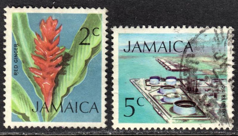 Jamaica Scott 344, 347  F to VF used.