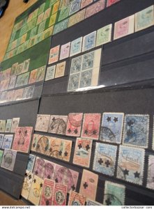Uruguay BOB Official service stamp collection lot Mint & used punch w/varieties