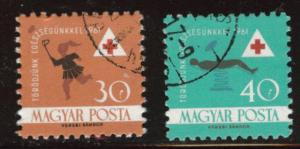 Hungary Scott 1366-1367 used 