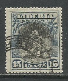 Liberia   #119  Used  (1909)  c.v. $0.60