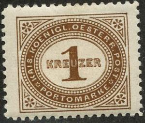 Austria, Scott #J1, Unused, Hinged