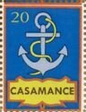 CASAMANCE, SENEGAL - 2010 - Anchor - Imperf Single Stamp-MNH-Private Issue