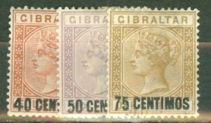 HV: Gibraltar 22-8 mint CV $262.50; scan shows only a few