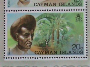 ​CAYMAN ISLANDS-1974-SC#351a- FAMOUS PERSONS MNH S/S-VERY FINE VERY FINE