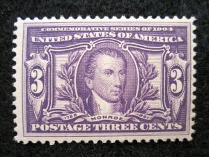 US - SCOTT#325 - MNH - CAT VAL $170.00 (1)