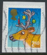 GB SG 3415 SC# 3120 2nd Class  Used on piece Christmas 2012  see details