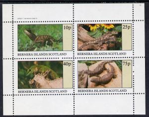 Bernera 1982 Lizards perf set of 4 values (10p to 75p) un...