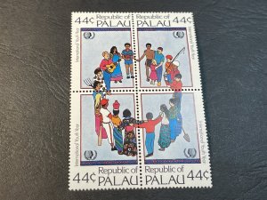 PALAU # 89a-MINT/NEVER HINGED--COMPLETE SET/BLOCK OF 4---1985