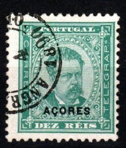 Azores #46 F-VF Used CV $14.00 (X4299)