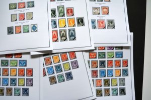 COLOR PRINTED NETHERLANDS 1852-2010 STAMP ALBUM PAGES (315 illustrated pages)