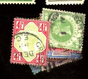 GREAT BRITAIN 112-122 USED FVF Cat $275